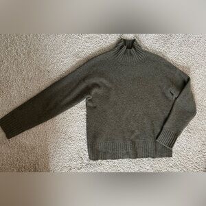 Everlane Cashmere–Wool Mockneck Sweater — Size Small